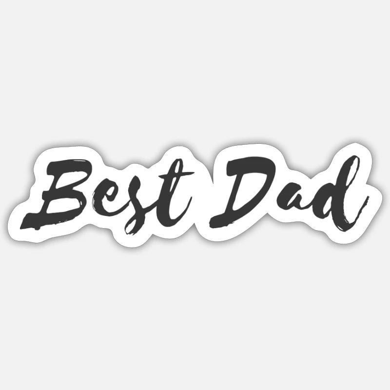 Dad Daddy Superdad Sticker Größe S (10 x 10 cm)