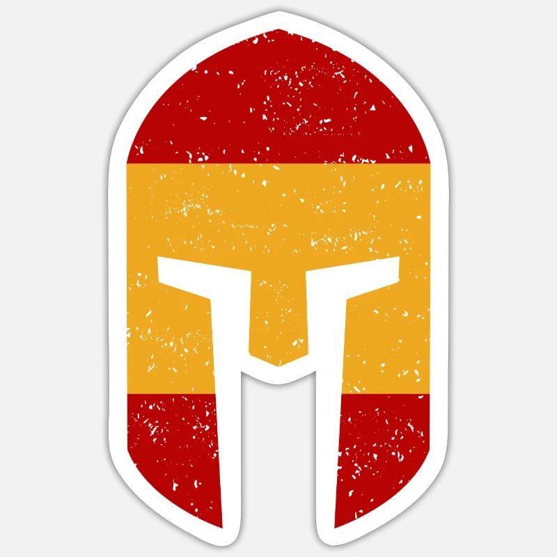 Gladiator Spanien Sticker Größe S (10 x 10 cm)
