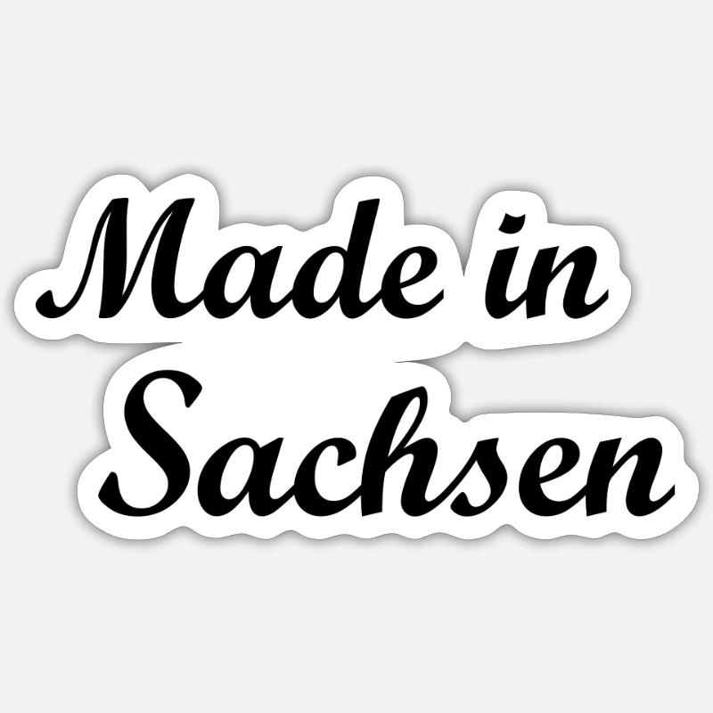 Sachsen Sticker Größe S (10 x 10 cm)