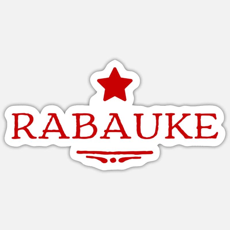 ich bin ein Rabauke - Sticker Größe S (10 x 10 cm) - Mattweiß