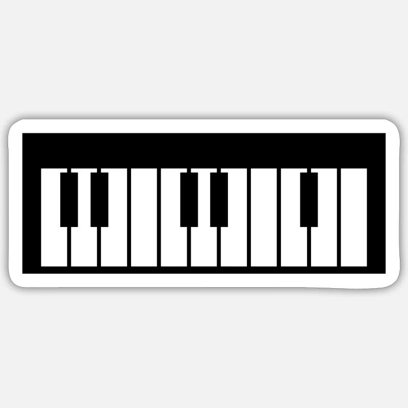 plan - Sticker size S (10 x 10 cm) - white matte