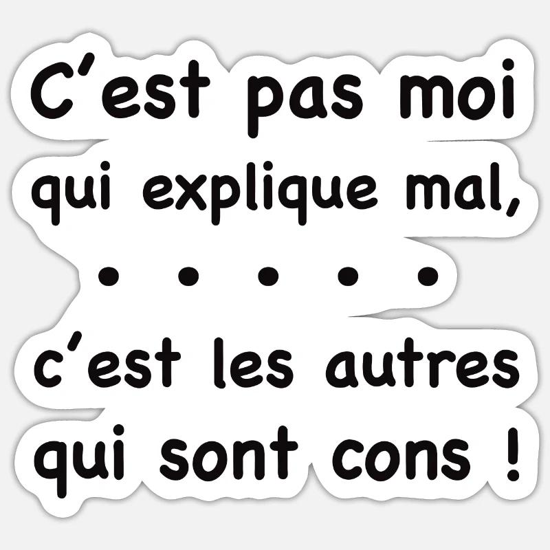 Sticker taille S (10 x 10 cm) - 