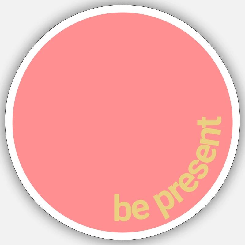 Messenger Logo 2 colour - Sticker Größe S (10 x 10 cm) - Mattweiß