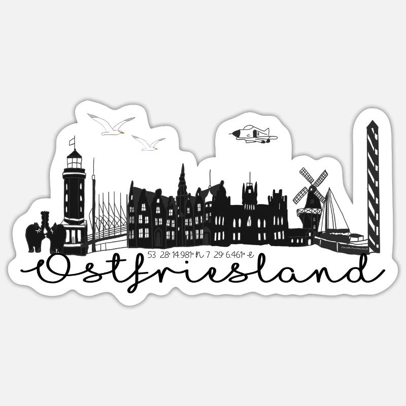 Sticker Größe S (10 x 10 cm) - 