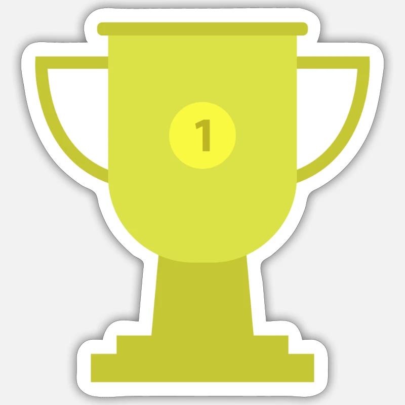 Trophäe Sticker Größe S (10 x 10 cm)