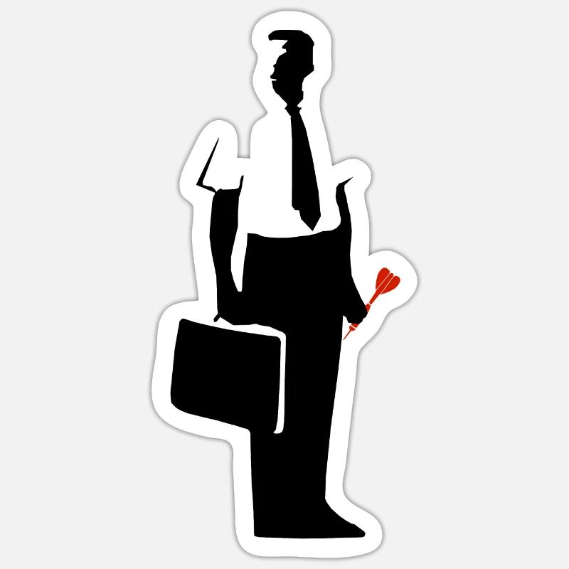 Falling Down Darts World Cup Sticker size S (10 x 10 cm)