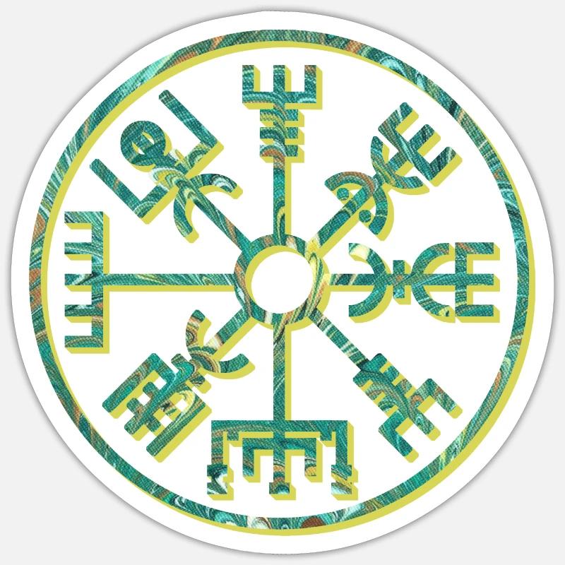 vegvisir e 71 Sticker taille S (10 x 10 cm)