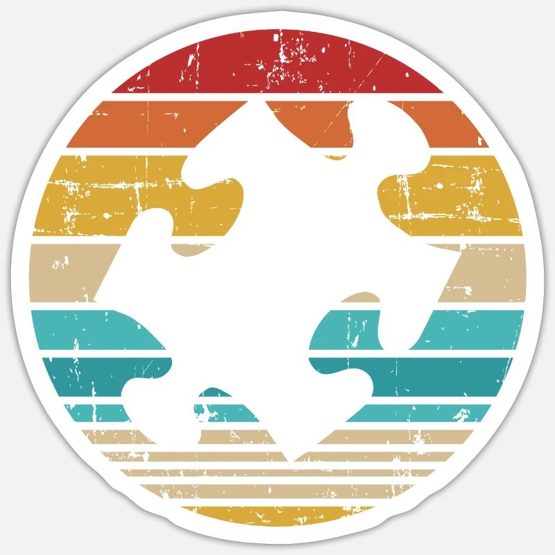 puzzle Sticker size S (10 x 10 cm)