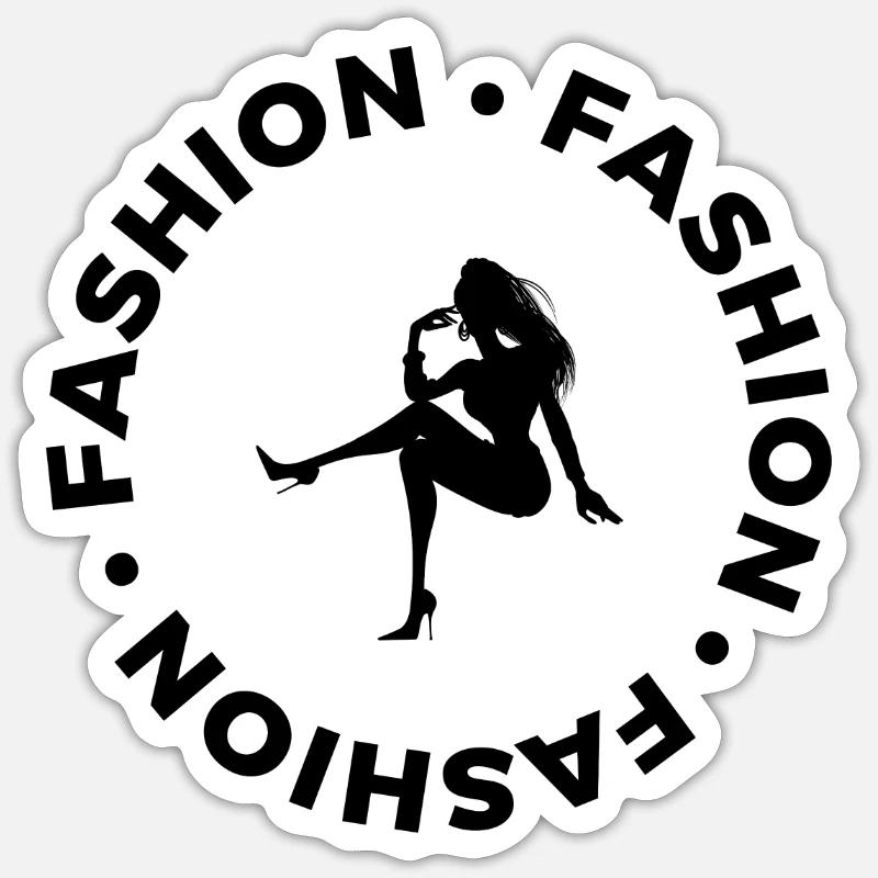 MODE, MODE, MODE Sticker Größe S (10 x 10 cm)