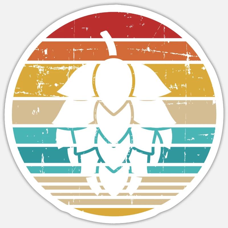 saut - Sticker taille S (10 x 10 cm) - blanc mat