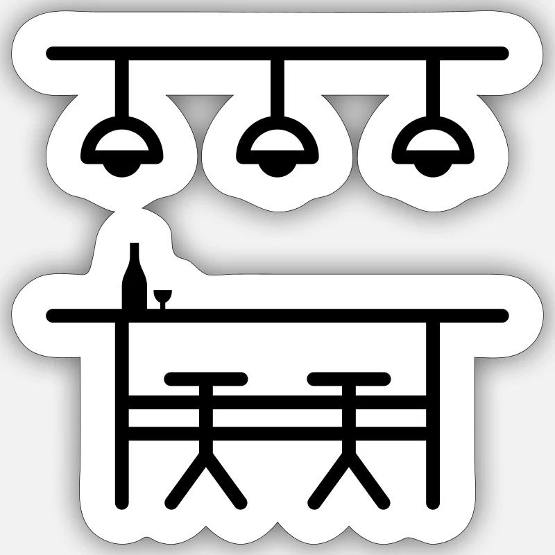 Beachable - Sticker size S (10 x 10 cm) - white matte