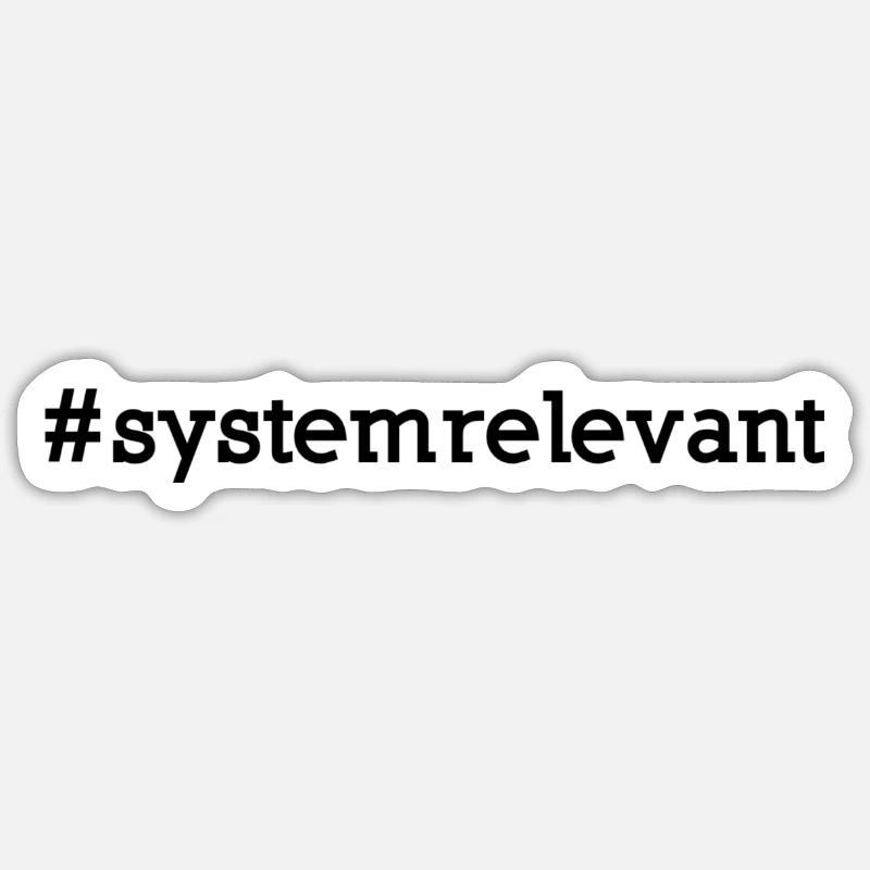Système pertinent Sticker taille S (10 x 10 cm)