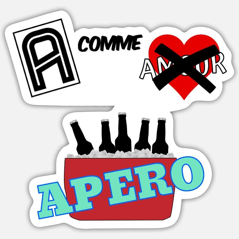 Sticker taille S (10 x 10 cm) - 