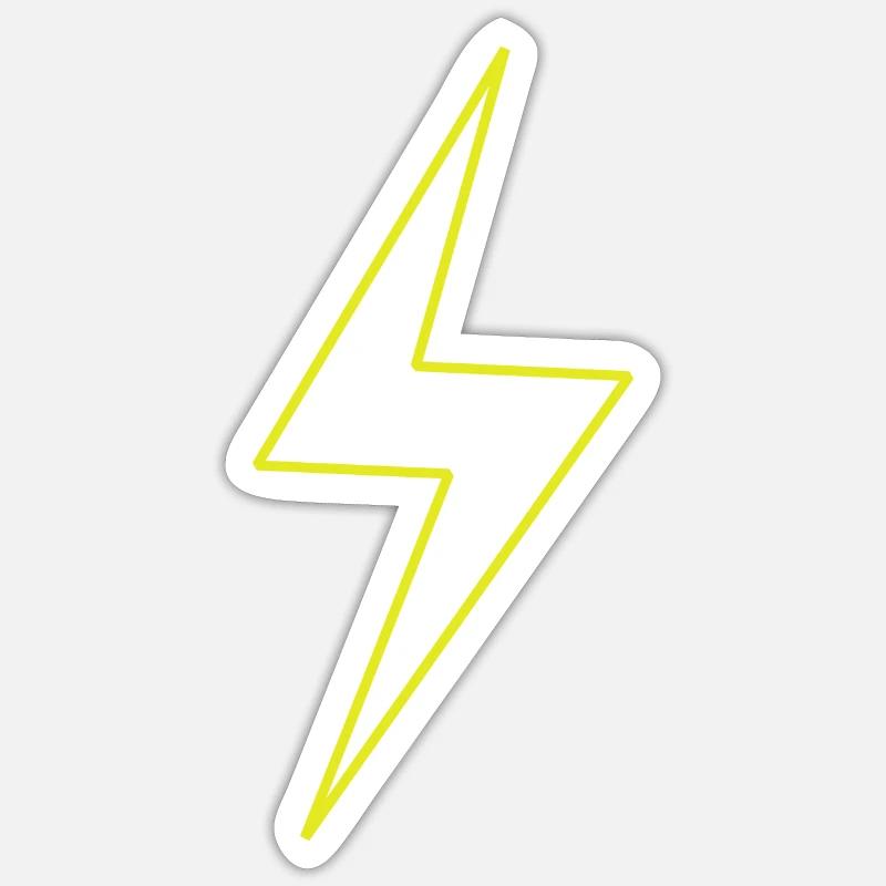 Blitz Sticker Größe S (10 x 10 cm)