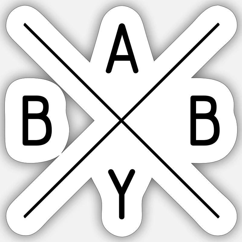bébé Sticker taille S (10 x 10 cm)