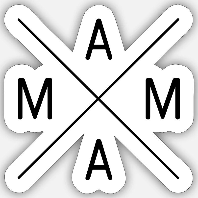 mummy Sticker size S (10 x 10 cm)