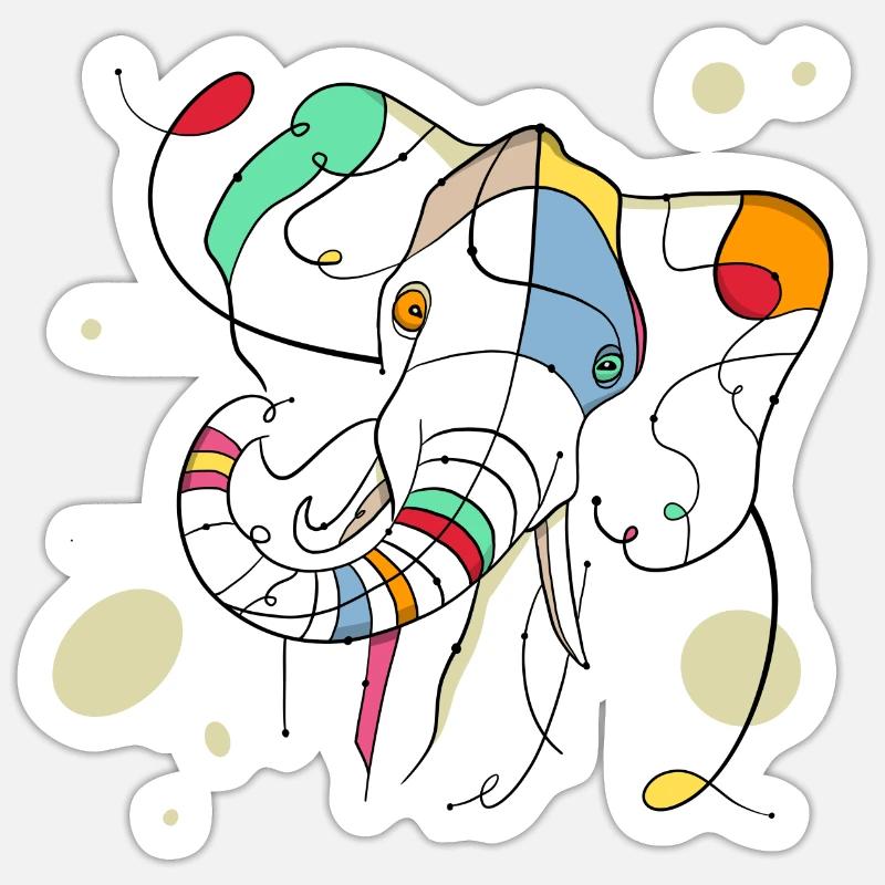 Sticker Größe S (10 x 10 cm) - 