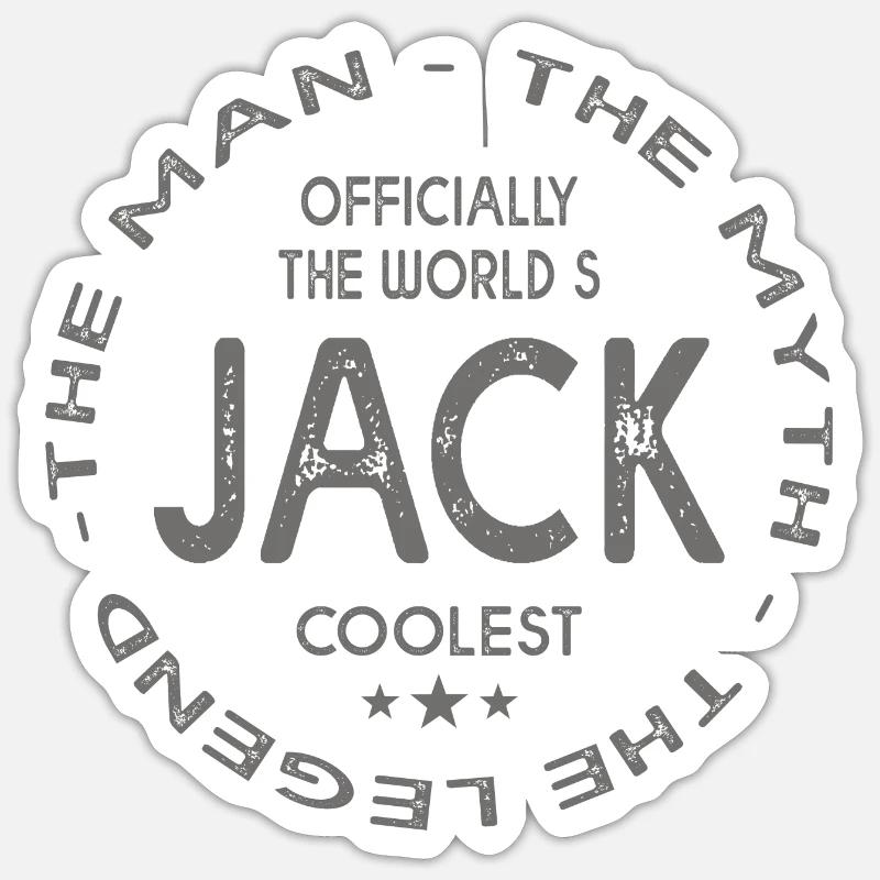 JACK personalized first name Jack gift Sticker size S (10 x 10 cm)