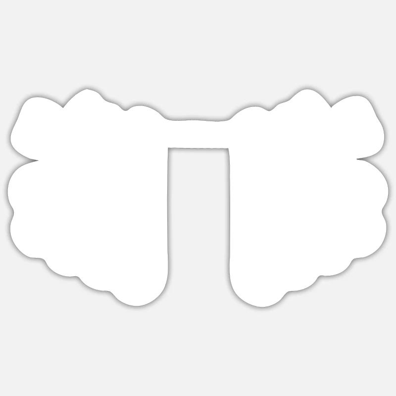 Grapes - Sticker size S (10 x 10 cm) - white matte