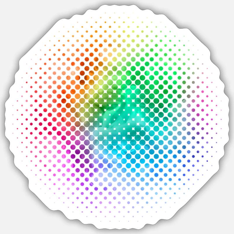 délirer - Sticker taille S (10 x 10 cm) - blanc mat