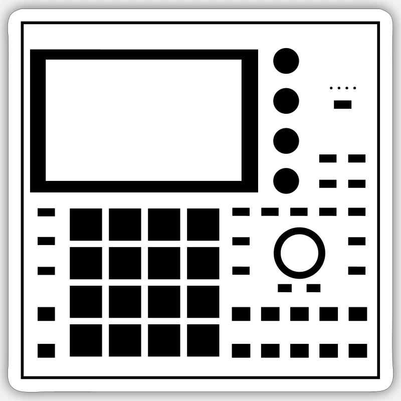 Sticker taille S (10 x 10 cm) - 