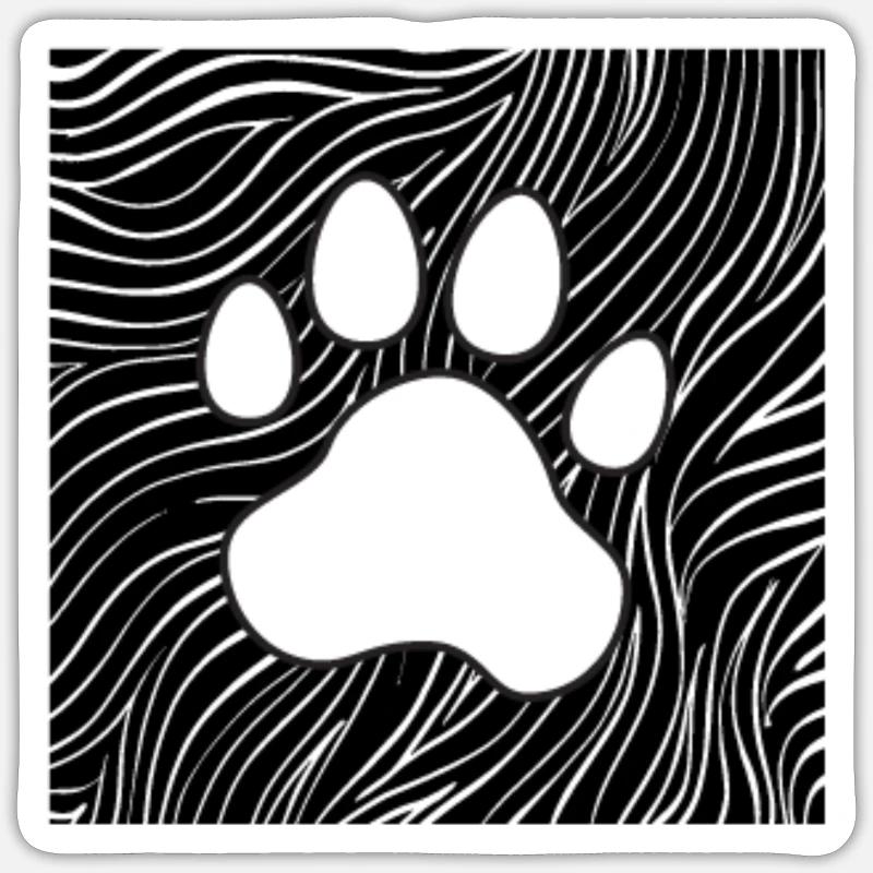 Patte Sticker taille S (10 x 10 cm)