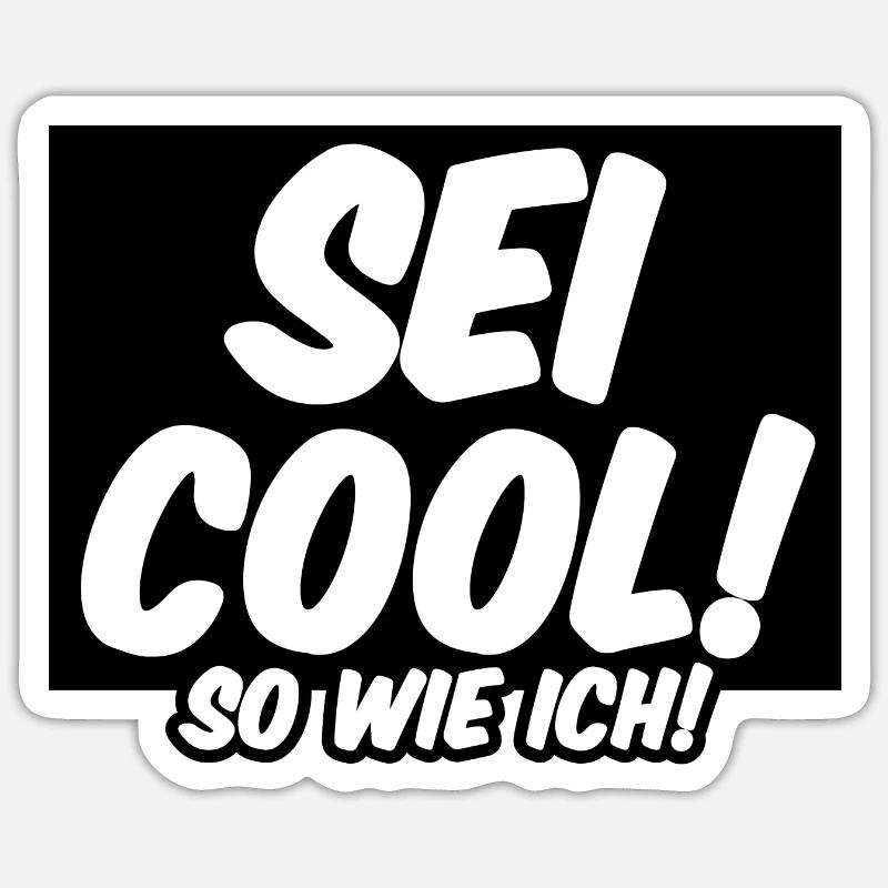 Cool Freunde Freundschaft Statement Sprüche - Sticker Größe S (10 x 10 cm) - Mattweiß