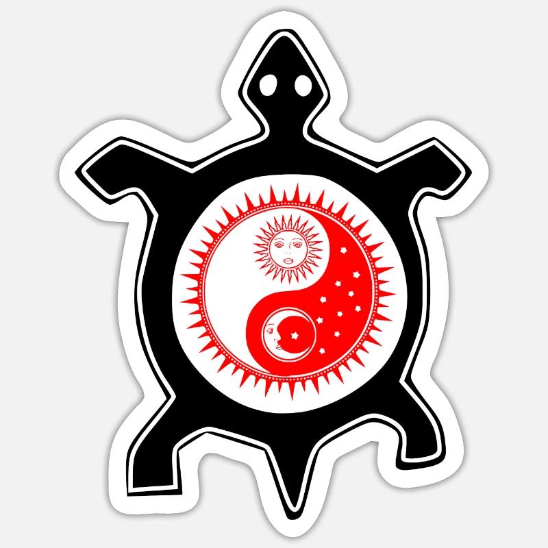 Turtle Sticker size S (10 x 10 cm)