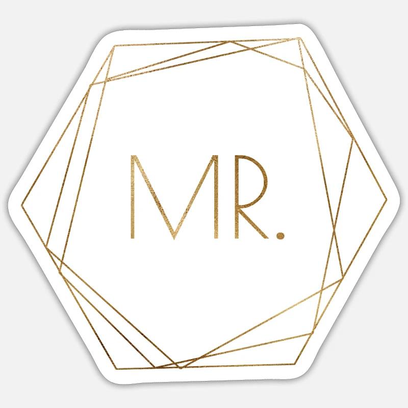 Mr Personalizable Sticker size S (10 x 10 cm)