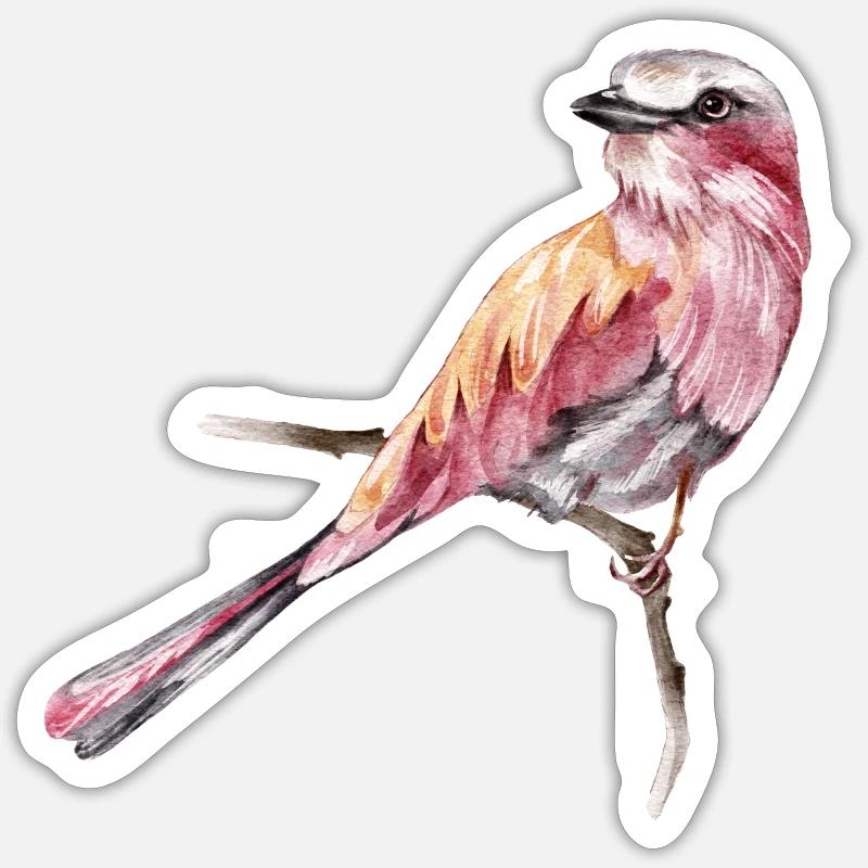 Vogel Sticker Größe S (10 x 10 cm)