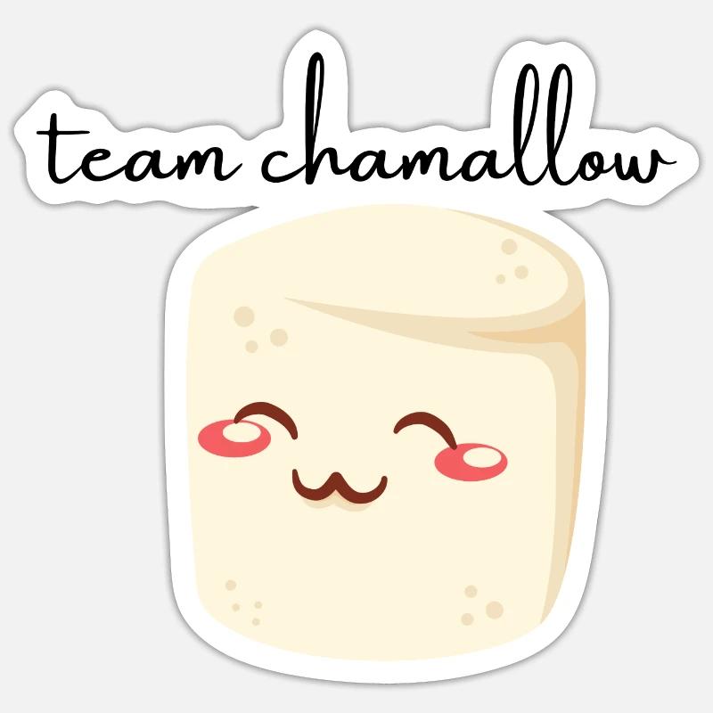 Team marshmallow Sticker size S (10 x 10 cm)
