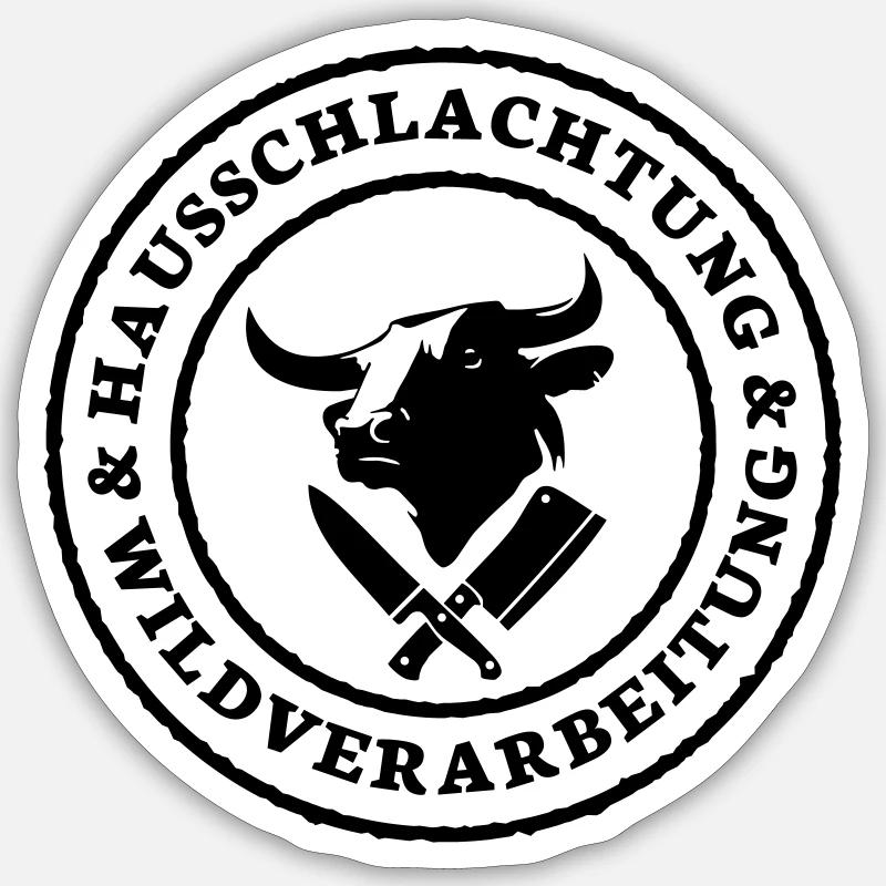 Logo 1 farbe - Sticker Größe S (10 x 10 cm) - Mattweiß
