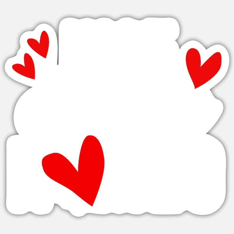 Nur Callme Romeo - Sticker Größe S (10 x 10 cm) - Mattweiß