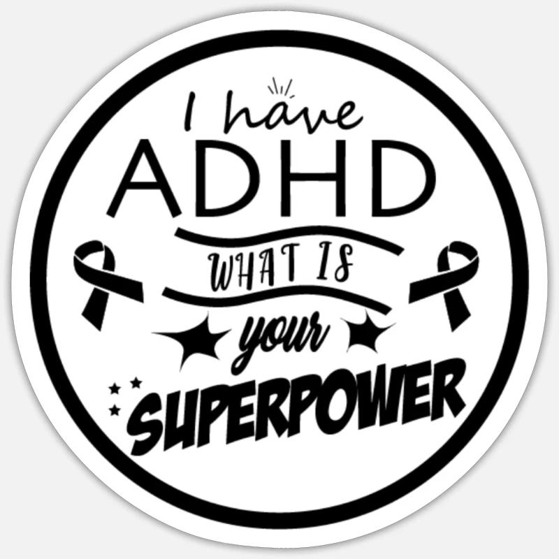 Adhs Sticker Größe S (10 x 10 cm)
