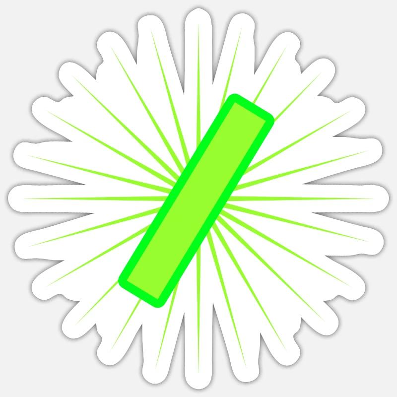 Uranium - Sticker taille S (10 x 10 cm) - blanc mat