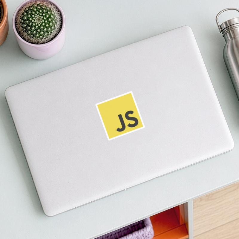 JavaScript - Programmierer (Frontend/Backend) Sticker Größe S (10 x 10 cm)