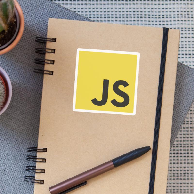JavaScript - Programmierer (Frontend/Backend) Sticker Größe S (10 x 10 cm)
