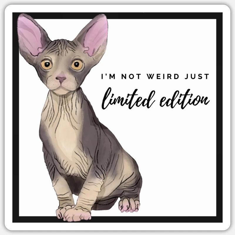 ÉDITION LIMITÉE - Sticker taille S (10 x 10 cm) - blanc mat