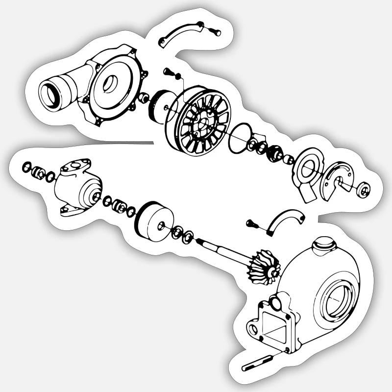 Sticker size S (10 x 10 cm) - 