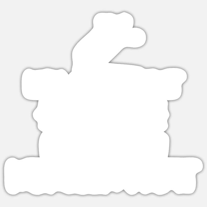 Ich bin nicht klein ich bin ein Konzentrat Sticker Größe S (10 x 10 cm)
