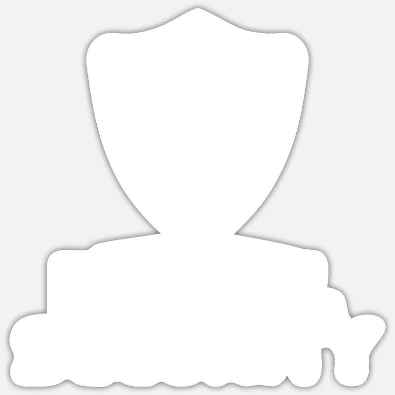 Digital Security - Sticker Größe S (10 x 10 cm) - Mattweiß