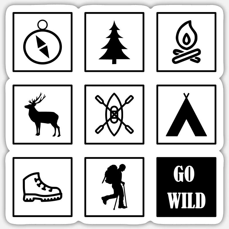 Sticker Größe S (10 x 10 cm) - 