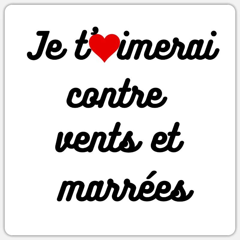 Sticker taille S (10 x 10 cm) - 