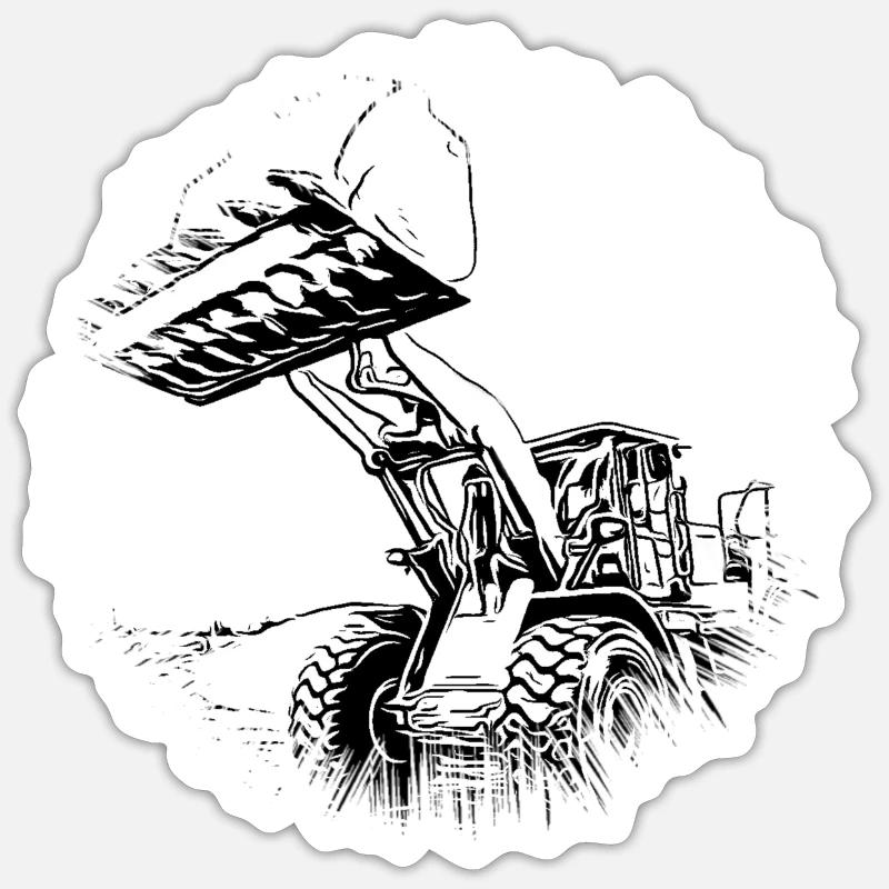 Loader Sticker size S (10 x 10 cm)