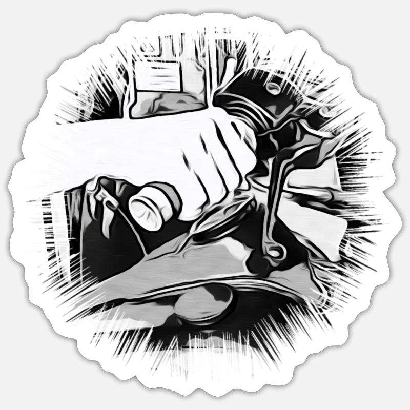 Sticker size S (10 x 10 cm) - 