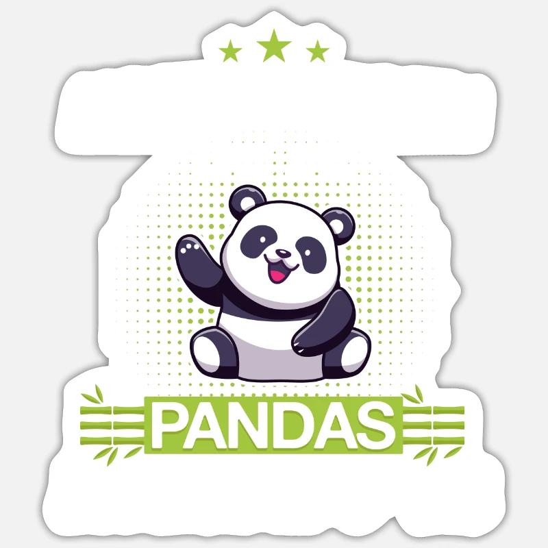Hörakustiker Akustiker Panda Beruf Spruch - Sticker Größe S (10 x 10 cm) - Mattweiß