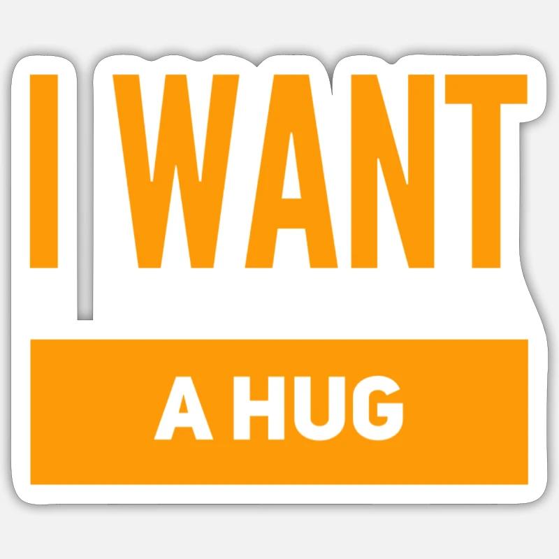 let's cuddle Sticker size S (10 x 10 cm)