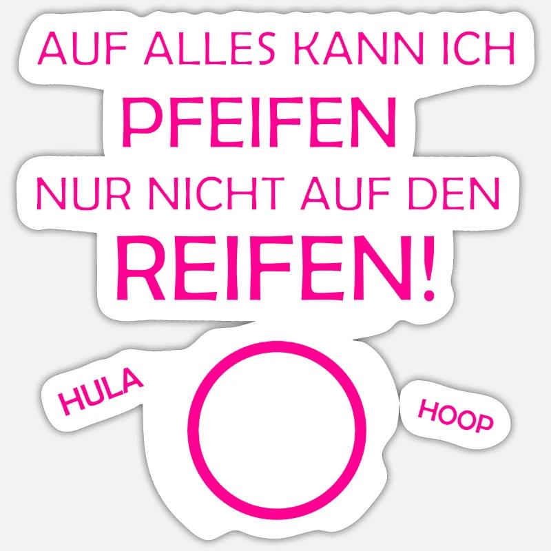 Hulahoop Hullern Sticker Größe S (10 x 10 cm)