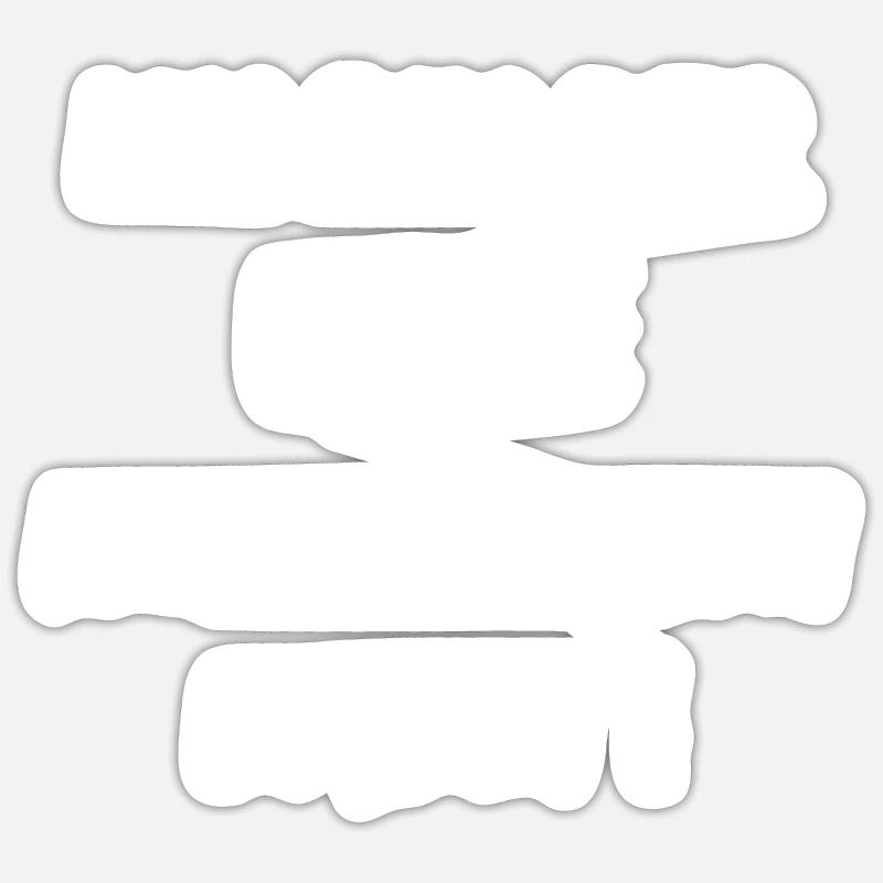 Ich bin der Uwe ich bin auch dabei Sticker Größe S (10 x 10 cm)