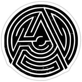 anarchy - Sticker Größe S (10 x 10 cm) - Mattweiß - Vorne